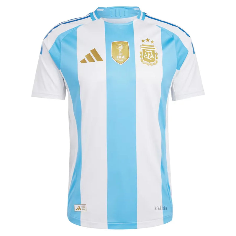 Camiseta Argentina Primera Equipación 2024 Match - Azul e Blanca