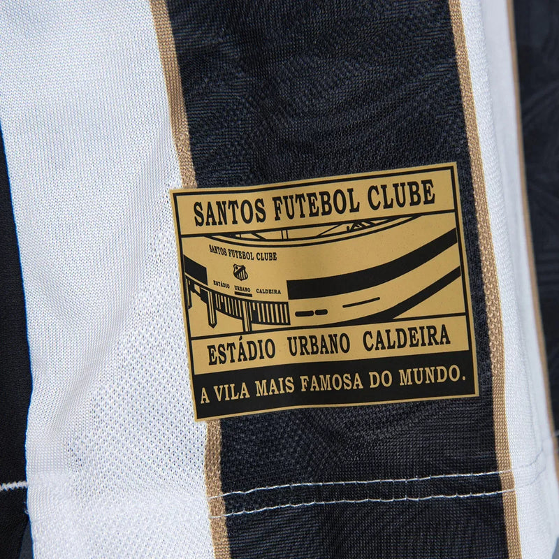 Camiseta Santos Segunda Equipación 24/25 - Blanca e Negra