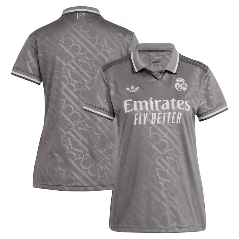 Camiseta Real Madrid Mujer Tercera Equipación 24/25 - Gris