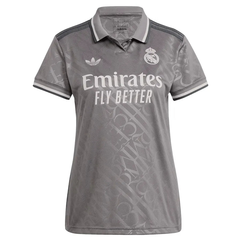 Camiseta Real Madrid Mujer Tercera Equipación 24/25 - Gris