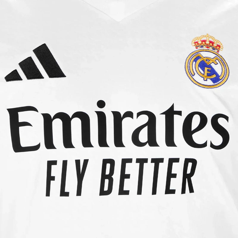 Camiseta Real Madrid Primera Equipación 24/25 Manga Larga - Blanca