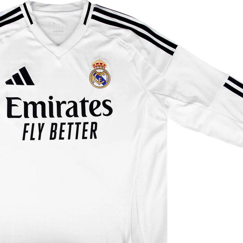 Camiseta Real Madrid Primera Equipación 24/25 Manga Larga - Blanca