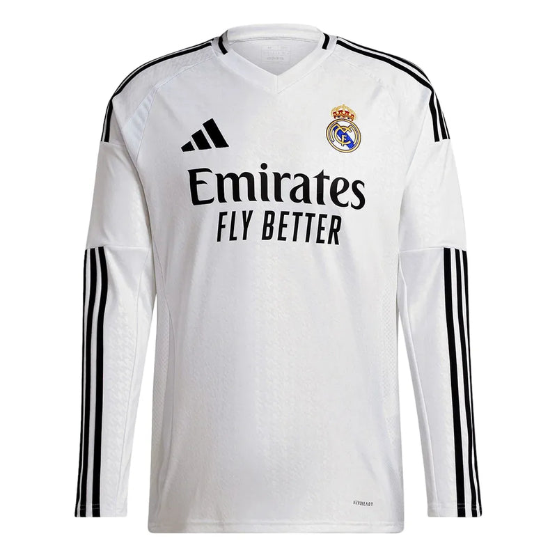 Camiseta Real Madrid Primera Equipación 24/25 Manga Larga - Blanca