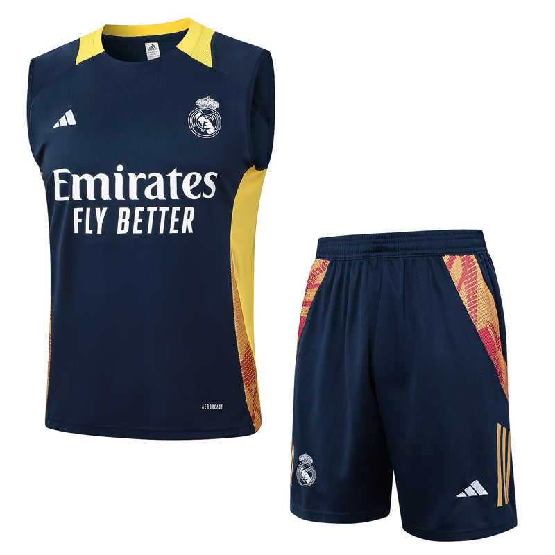 Conjunto Real Madrid Entrenamiento Regata 24/25 - Azul Oscuro