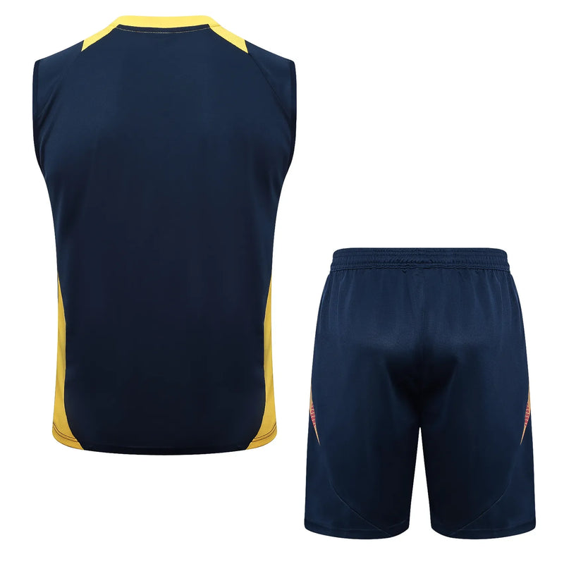 Conjunto Real Madrid Entrenamiento Regata 24/25 - Azul Oscuro