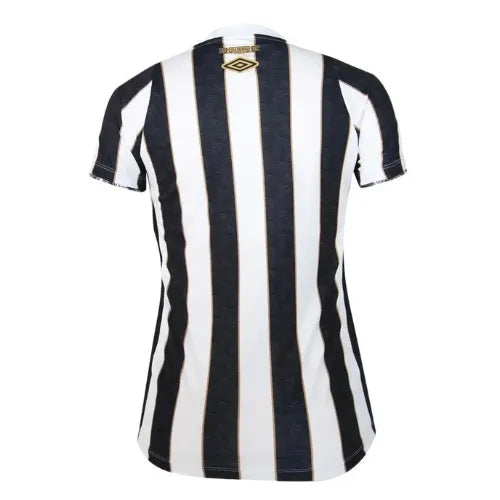 Camiseta Santos Mujer Segunda Equipación 24/25 - Blanca e Negra