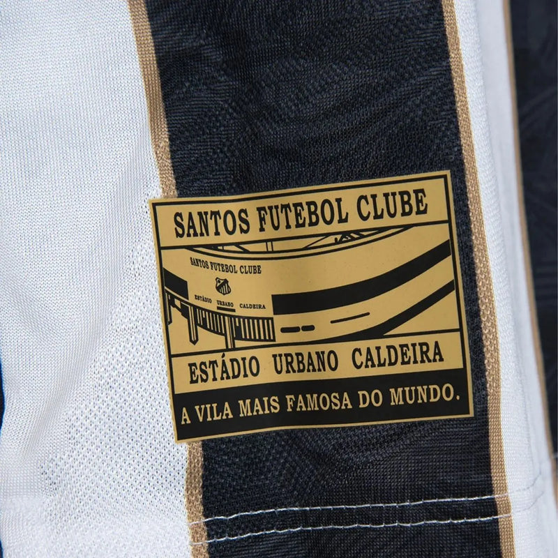 Camiseta Santos Mujer Segunda Equipación 24/25 - Blanca e Negra
