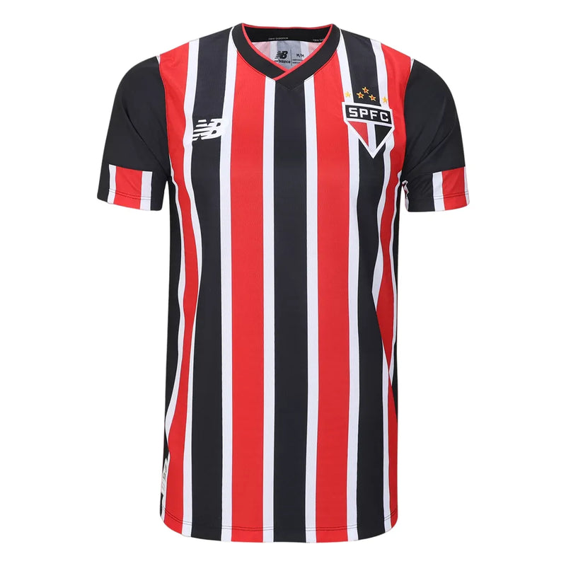 Camiseta São Paulo Segunda Equipación 24/25 - Roja e Blanca