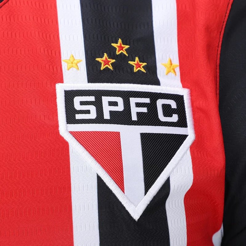 Camiseta São Paulo Segunda Equipación 24/25 - Roja e Blanca