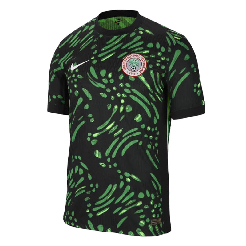 Camiseta Nigéria Segunda Equipación 2024 - Negra e Verde
