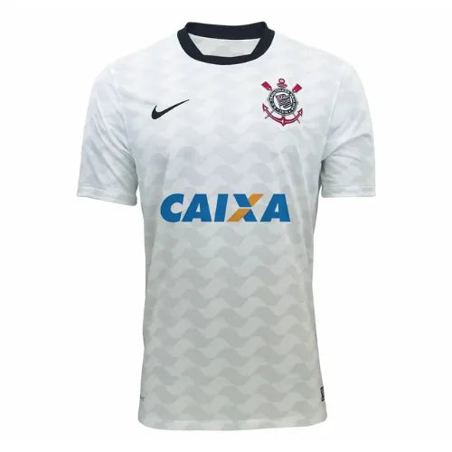 Camiseta Corinthians Primera Equipación 12/13 Retro - Blanca