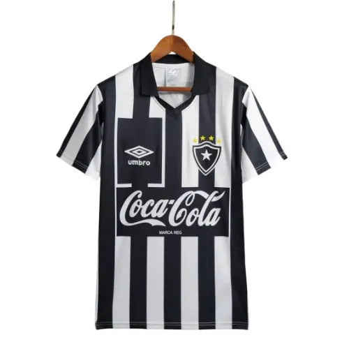 Camiseta Botafogo Retro 1997 - Negra e Blanca