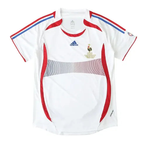Camiseta Francia Segunda Equipación 2006 Retro - Blanca