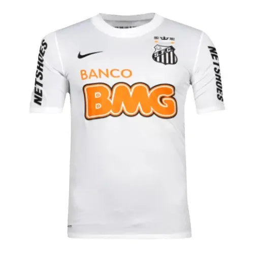 Camiseta Santos Primera Equipación 11/12 Retro - Blanca