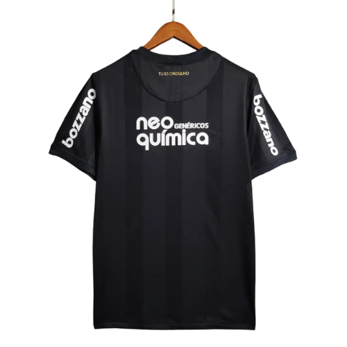 Camiseta Corinthians Segunda Equipación 2010 Retro - Negra