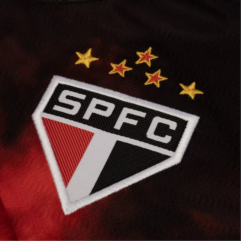 Camiseta São Paulo Tercera Equipación 24/25 - Negra e Roja