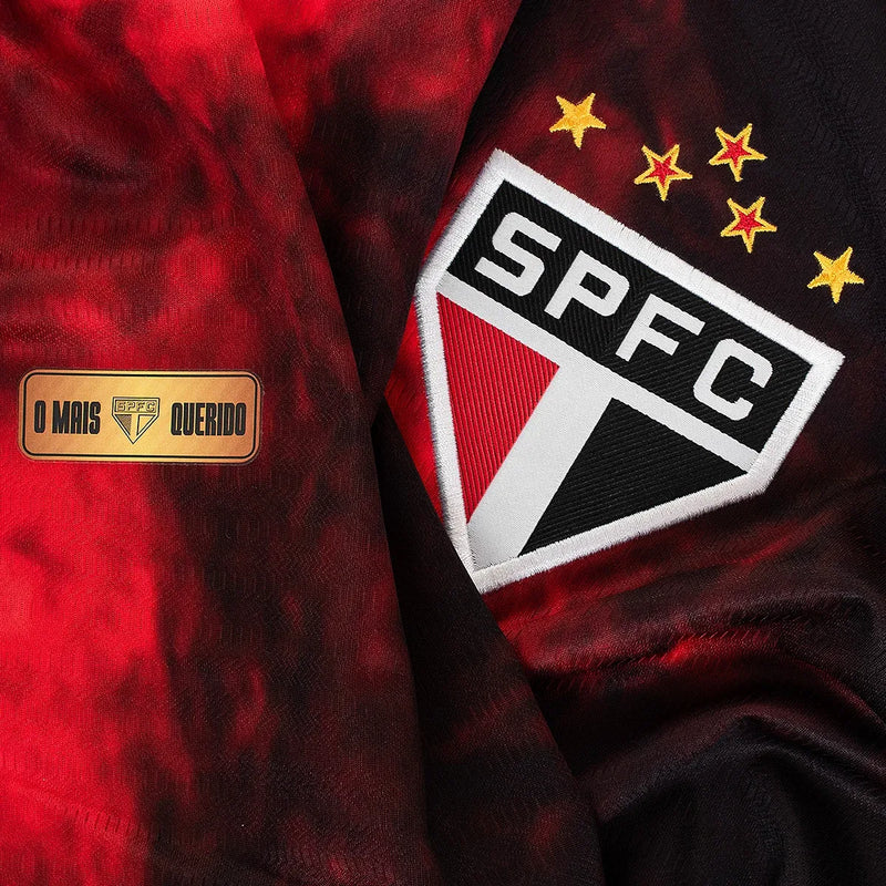 Camiseta São Paulo Mujer Tercera Equipación 24/25 - Negra e Roja