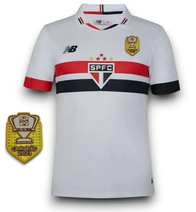 Camiseta São Paulo Mujer Primera Equipación 24/25 - Blanca