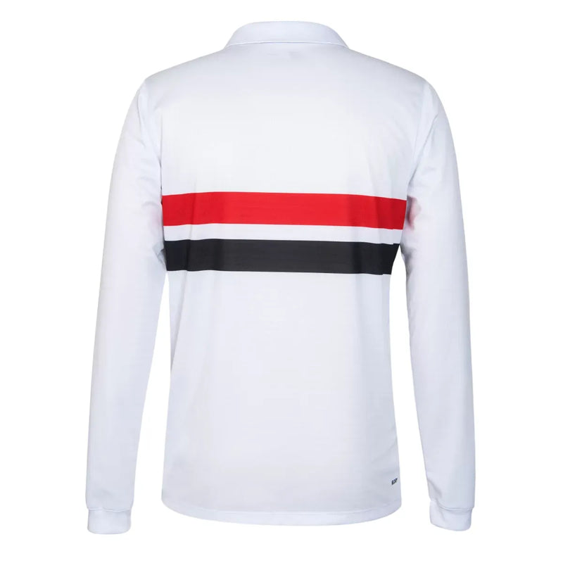 Camiseta São Paulo Primera Equipación 24/25 Manga Larga - Blanca