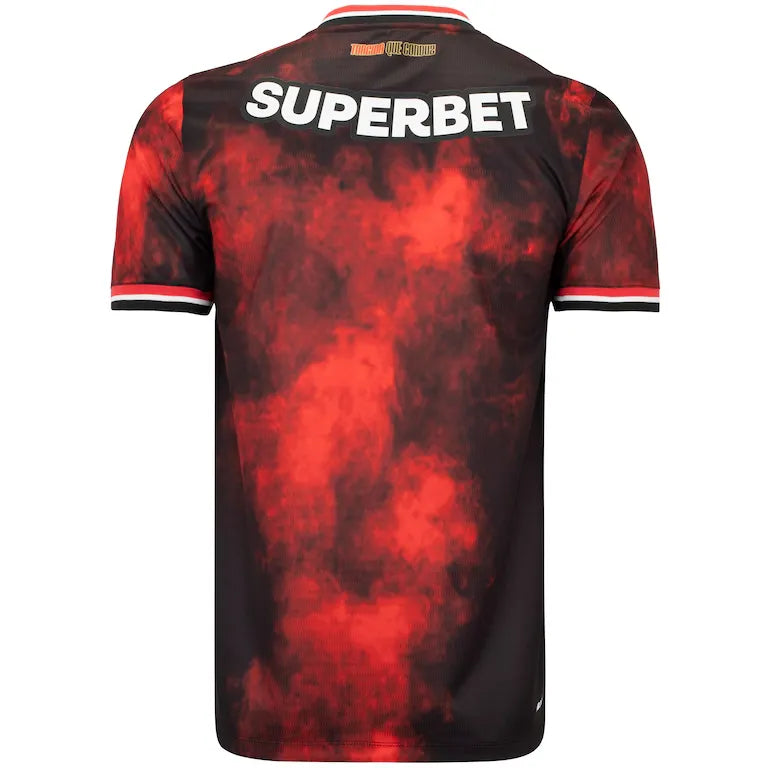 Camiseta São Paulo Tercera Equipación 24/25 - Negra e Roja
