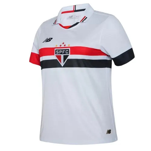 Camiseta São Paulo Mujer Primera Equipación 24/25 - Blanca