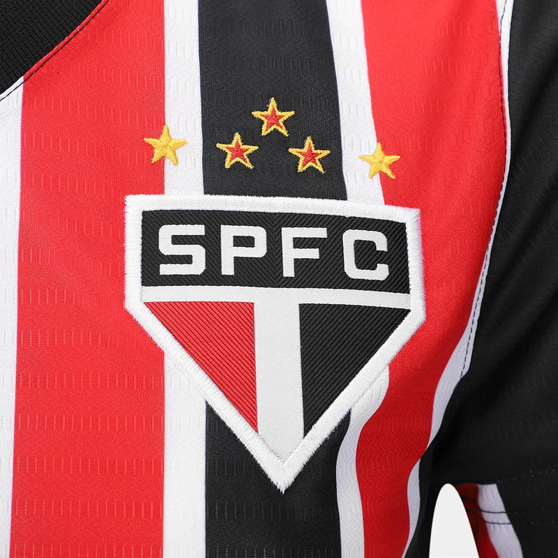 Camiseta São Paulo Mujer Segunda Equipación 24/25 - Roja e Blanca