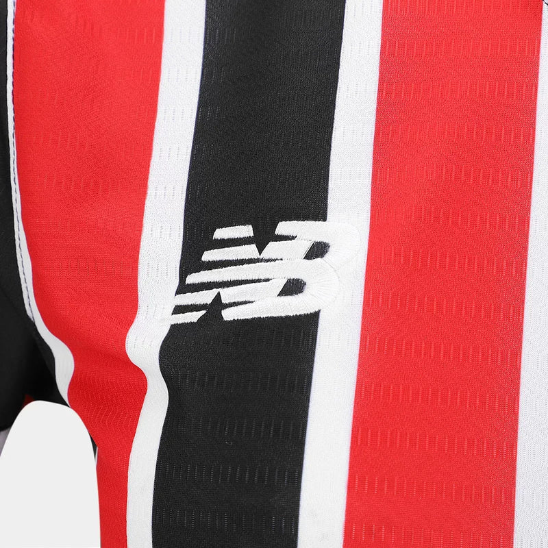 Camiseta São Paulo Mujer Segunda Equipación 24/25 - Roja e Blanca