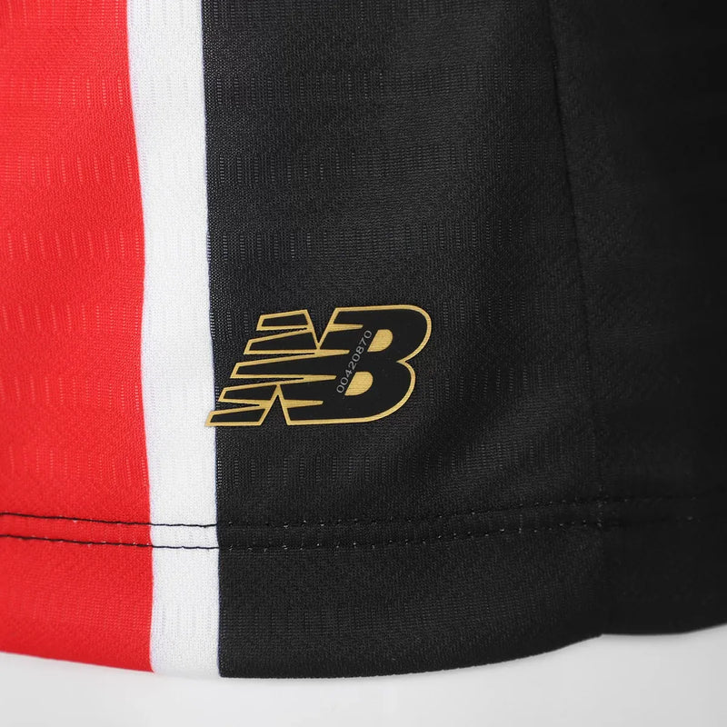 Camiseta São Paulo Mujer Segunda Equipación 24/25 - Roja e Blanca