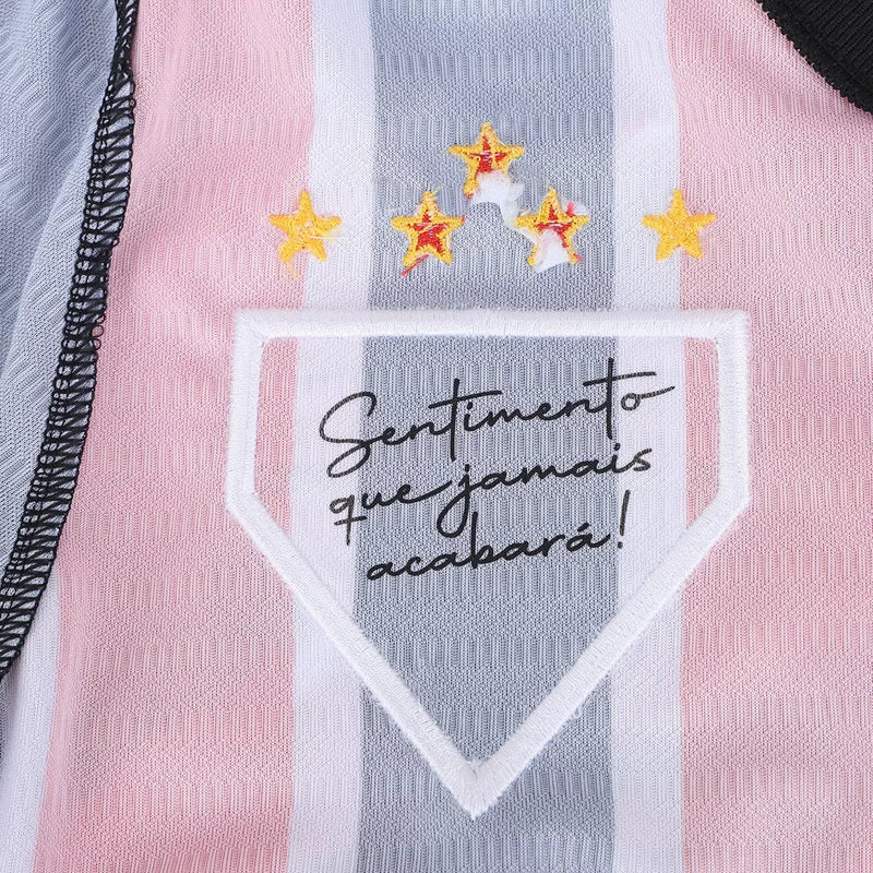 Camiseta São Paulo Mujer Segunda Equipación 24/25 - Roja e Blanca
