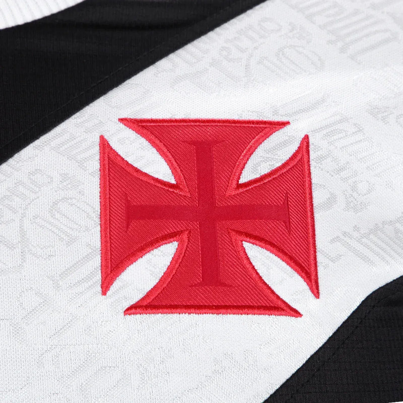 Camiseta Vasco Primera Equipación 24/25 Manga Larga - Negra e Blanca
