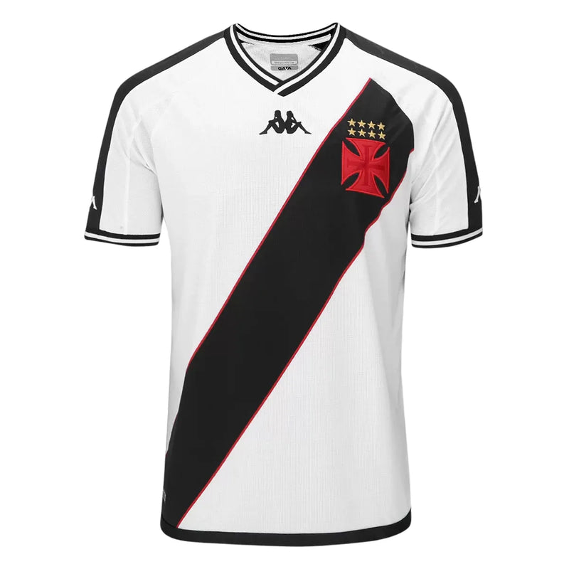 Camiseta Vasco Segunda Equipación 24/25 - Blanca e Negra