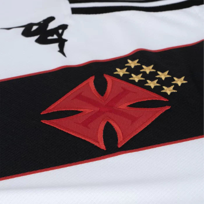 Camiseta Vasco Mujer Segunda Equipación 24/25 - Blanca e Negra